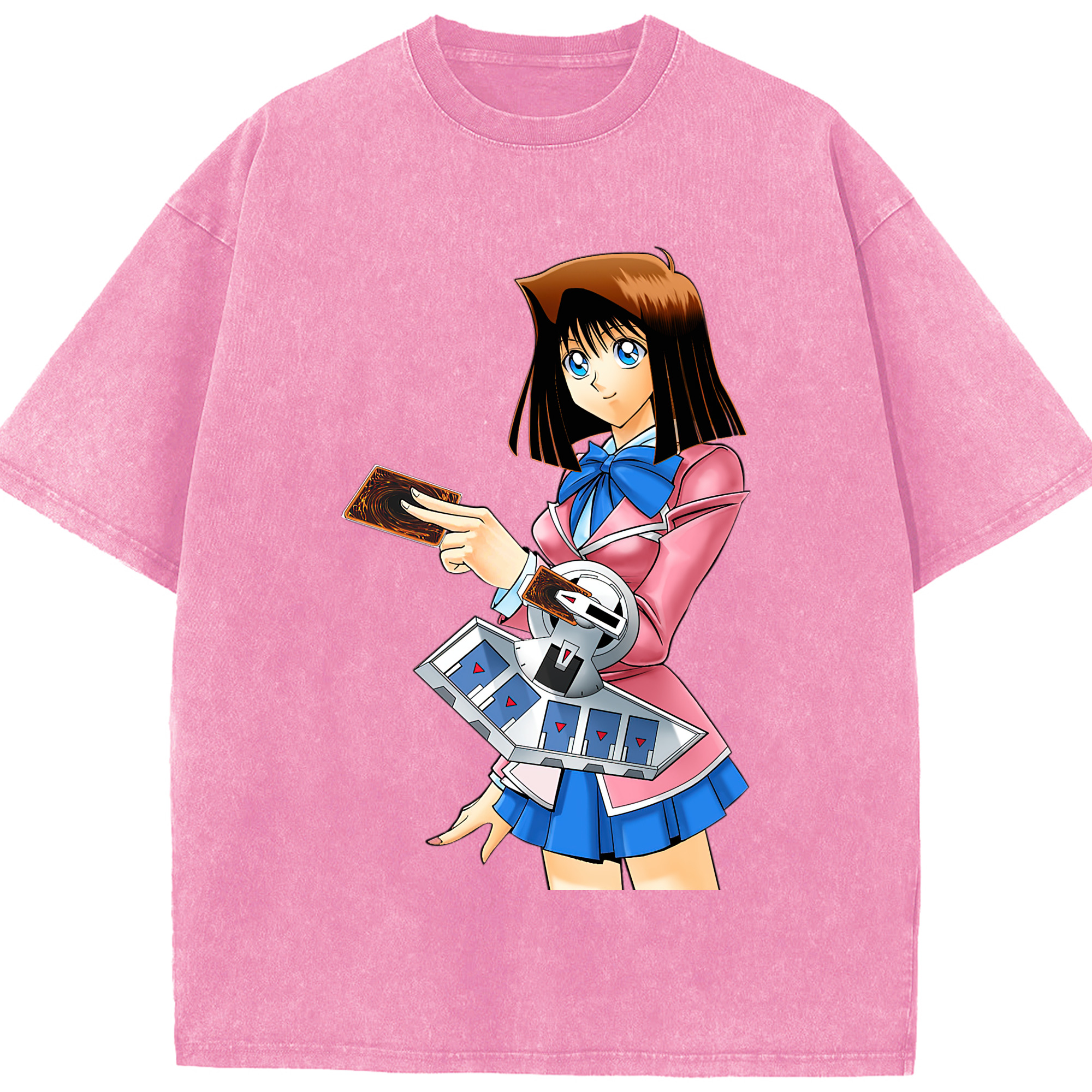 （画像用） 遊☆戯☆王 Yu-Gi-Oh! 綿100% ヴィンテージ風 半袖Tシャツ（フロントプリント）